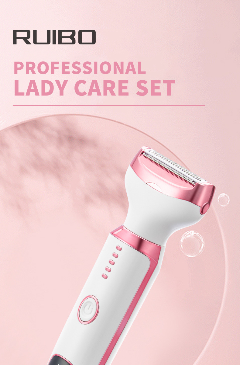 多功能剃毛器电动理发器剃须刀五合一数显女士身体毛发修剪器详情2