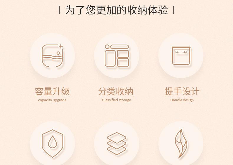 衣物收纳筐桌面玩具收纳盒衣柜裤子收纳神器家用必备寝室收纳篮详情5