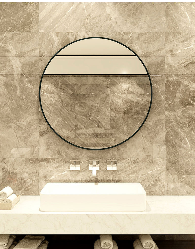 #浴室镜子卫生间洗手台贴墙自粘免打孔壁挂梳妆化妆挂墙玻璃卫浴详情12