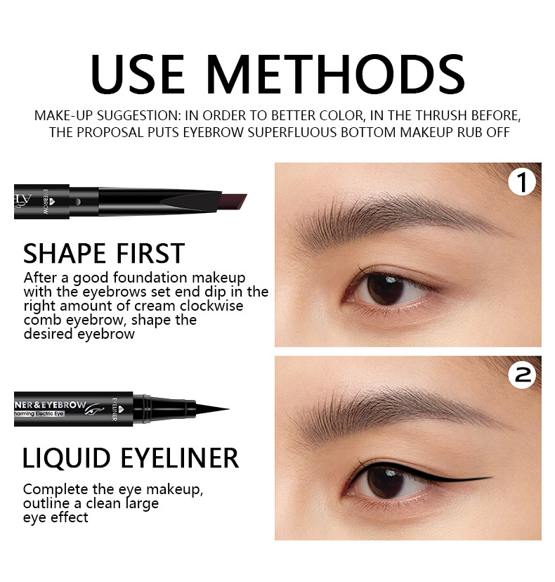 跨境外贸现货ABZ双头眼线笔防水眼线笔眉笔二合一彩妆加工批发新详情5