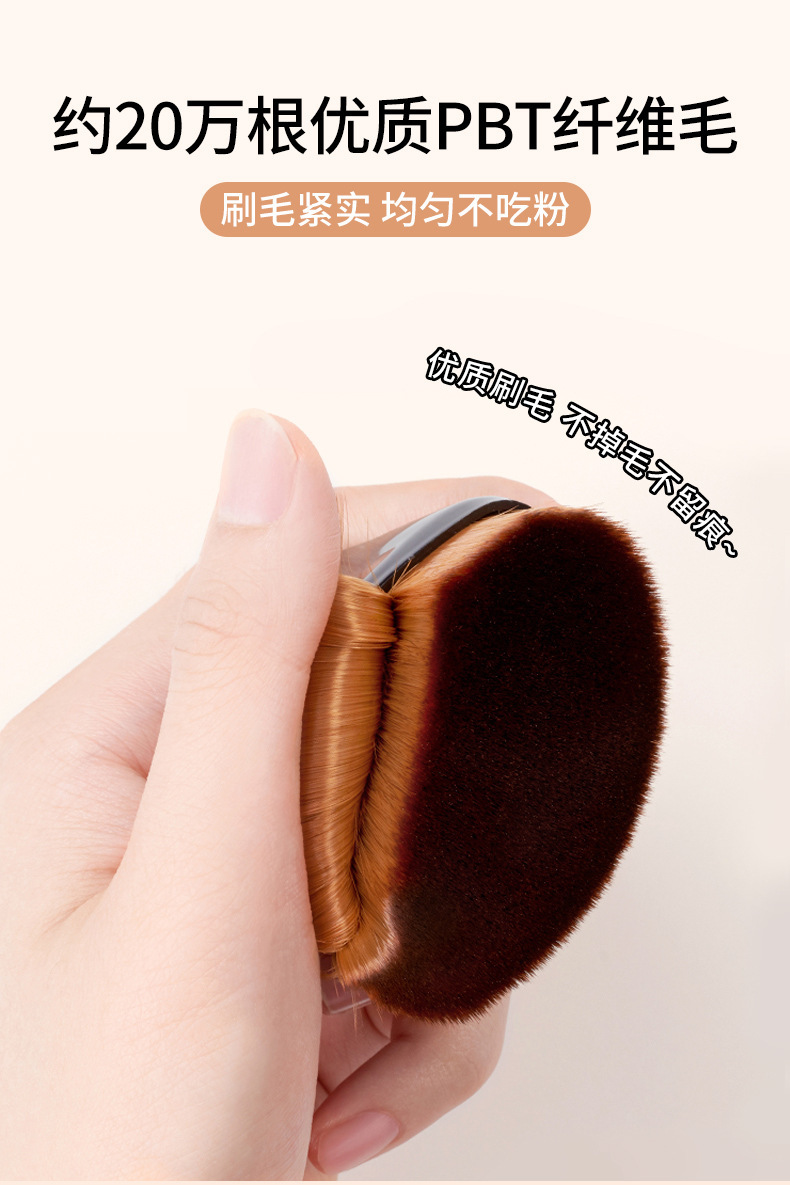 跨境爆款六角形大号55号魔术无痕粉底刷化妆刷散粉刷美妆工具刷子详情4