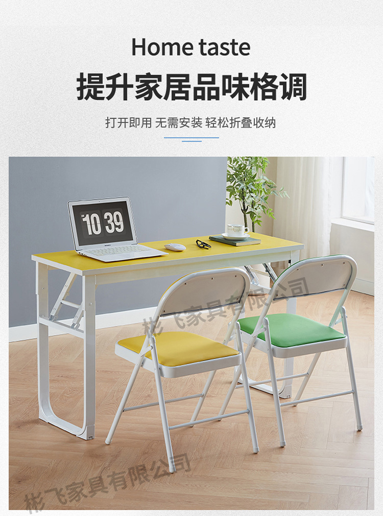 Cross-border manufacturer folding chairs, outdoor plastic office white folding chairs, household backrest portable meeting activity chairs pic 19