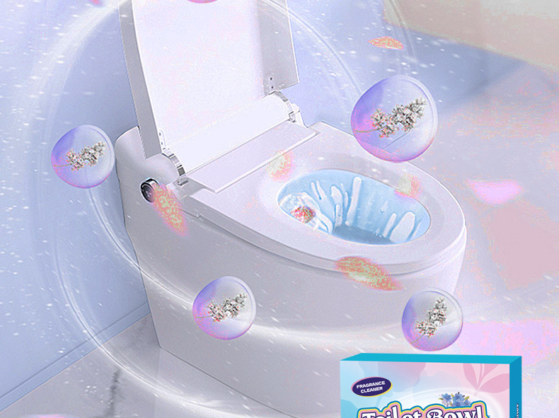 跨境洁厕灵马桶洁厕宝蓝泡泡厕所除臭剂去异味留香型除污垢洁厕块详情4