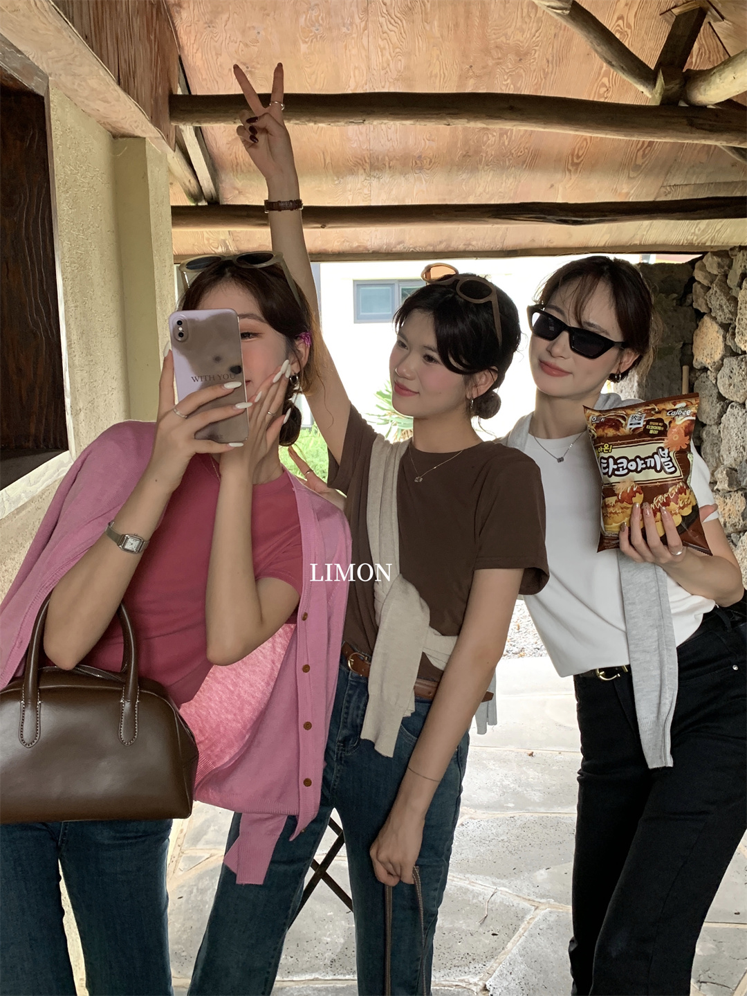 THE LEMON柠檬绿茶正肩磨毛短袖t恤女2024秋季新款百搭上衣打底衫详情14