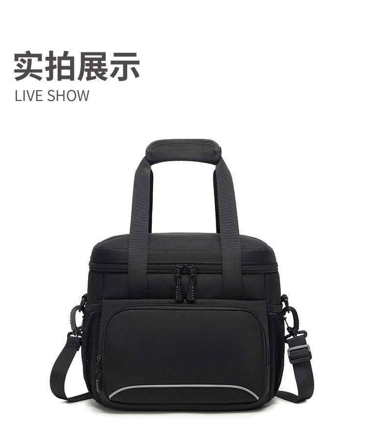 The heat and cold preservation, large-capacity bento handbag, waterproof and stain-resistant lunch box and bento bag are convenient to carry pic 10