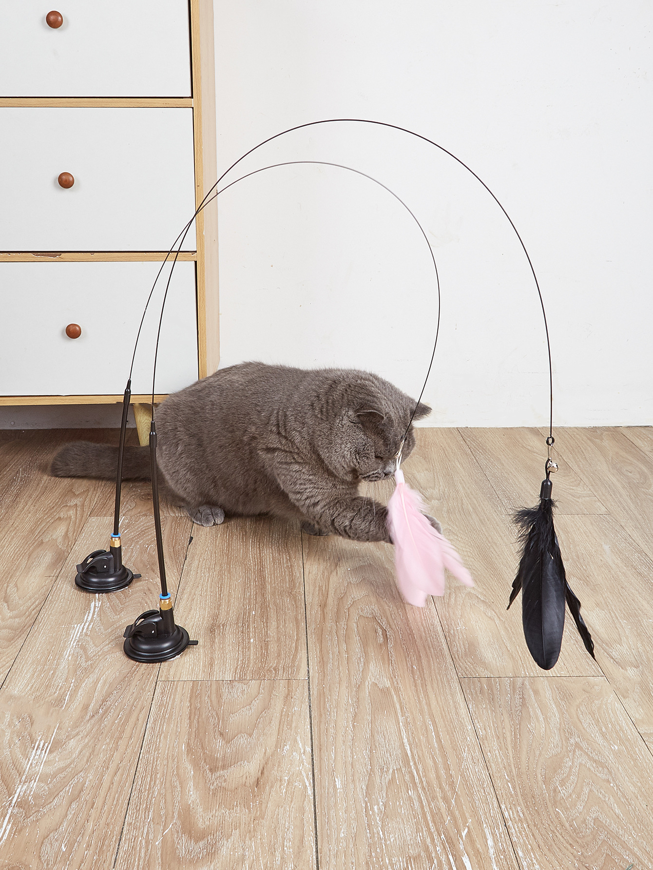 跨境猫咪逗猫棒猫玩具自嗨解闷强力吸盘不易倒源头工厂库存充足详情21