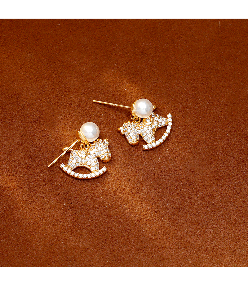 ¡Hyacinth tiene dinero ahora! Perlas pendientes nicho ligero extravagancia versátil alta apariencia horizontal temperamento pendientes de mujer 2026 explosivo estilo earpieces pic 4