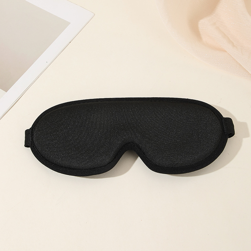 跨境爆款3D莱卡冰丝立体舒适透气旅行慢回弹午睡遮光助睡眠护眼罩详情5