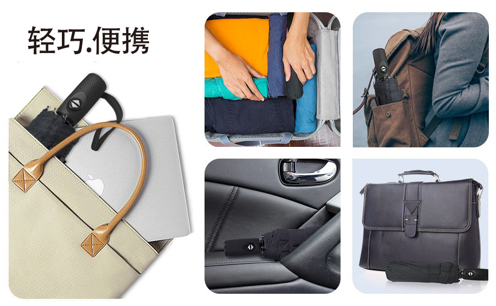 双层透气折叠伞全自动一键开收防风三折伞跨境热销单品2024爆款伞详情12