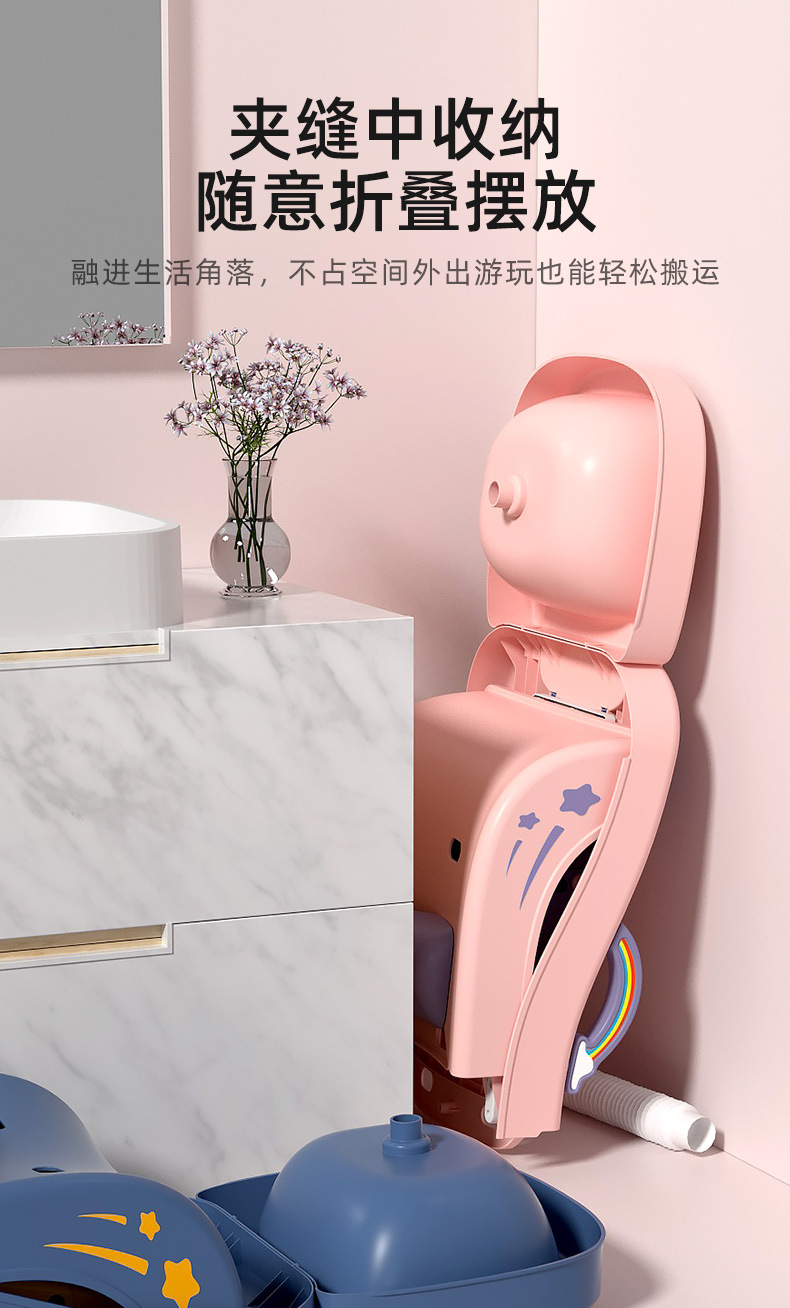 儿童洗头躺椅可折叠宝宝家用小孩坐洗发婴儿洗头发床凳子洗头神器详情8