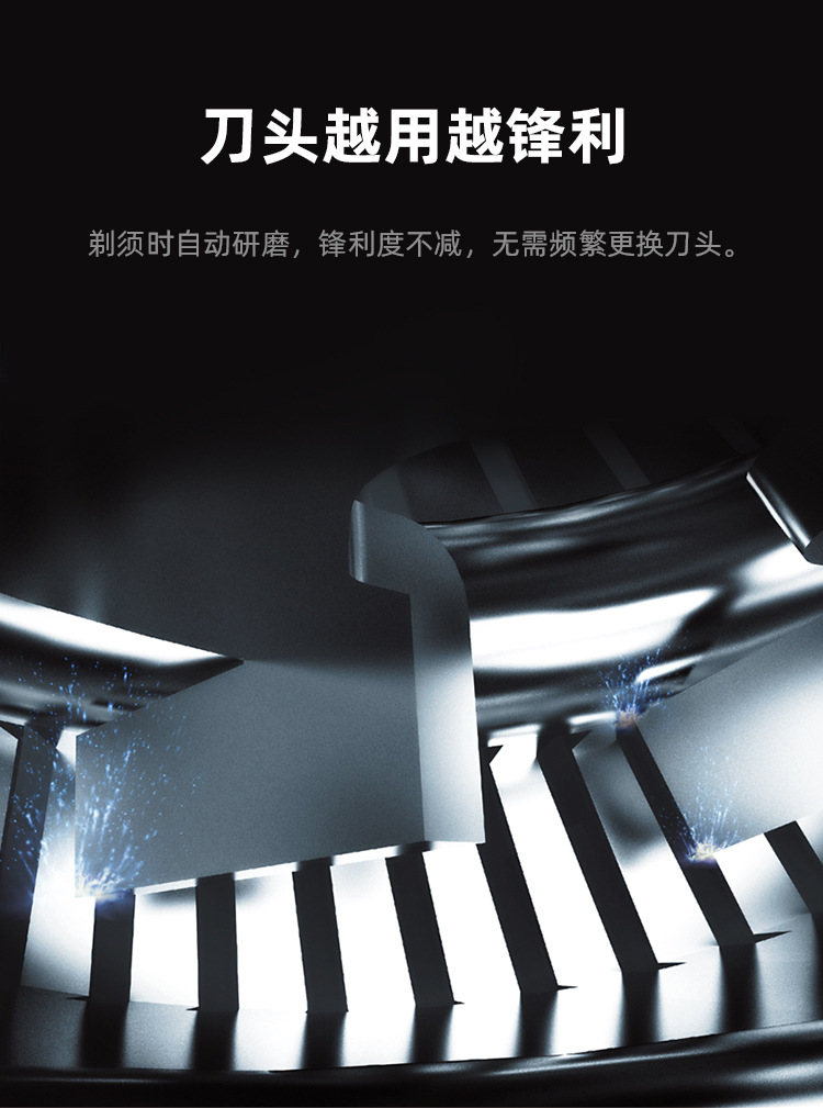 飞科剃须刀FS373男士电动刮胡刀官方正品全身水洗刮胡刀团购批发详情11