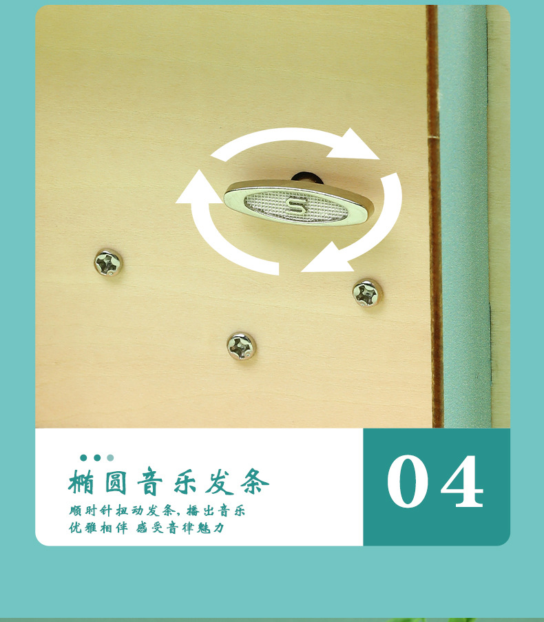 Chaotong Wholesale Poetry and painting Hangzhou music box, West Lake Leifeng Pagoda Miniature three-dimensional assembly decorative items, wooden commemorative toys pic 12