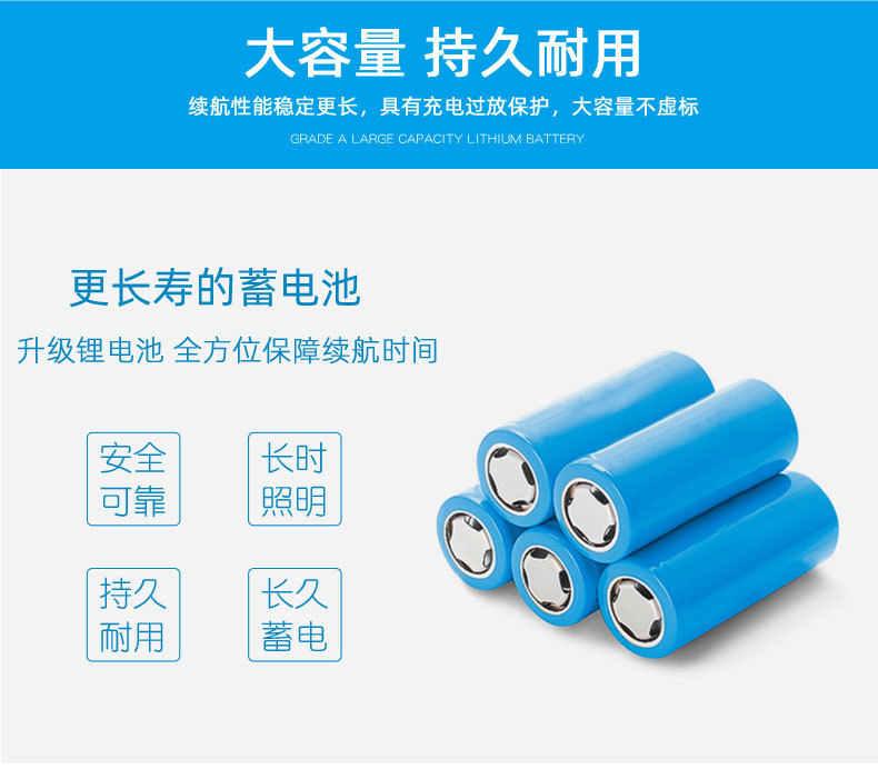 led lamp charging tubes, night market street lighting fixtures, mobile charging, high-intensity light strips, household emergency USB charging pic 9