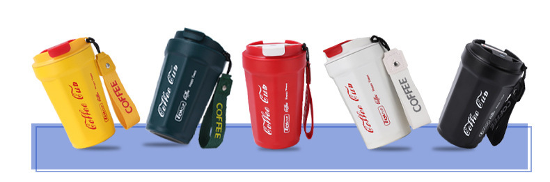 Wholesale of large-capacity insulated cups, 316 stainless steel coffee cups with high appearance standards, smart temperature-displaying portable small insulated water cups pic 16