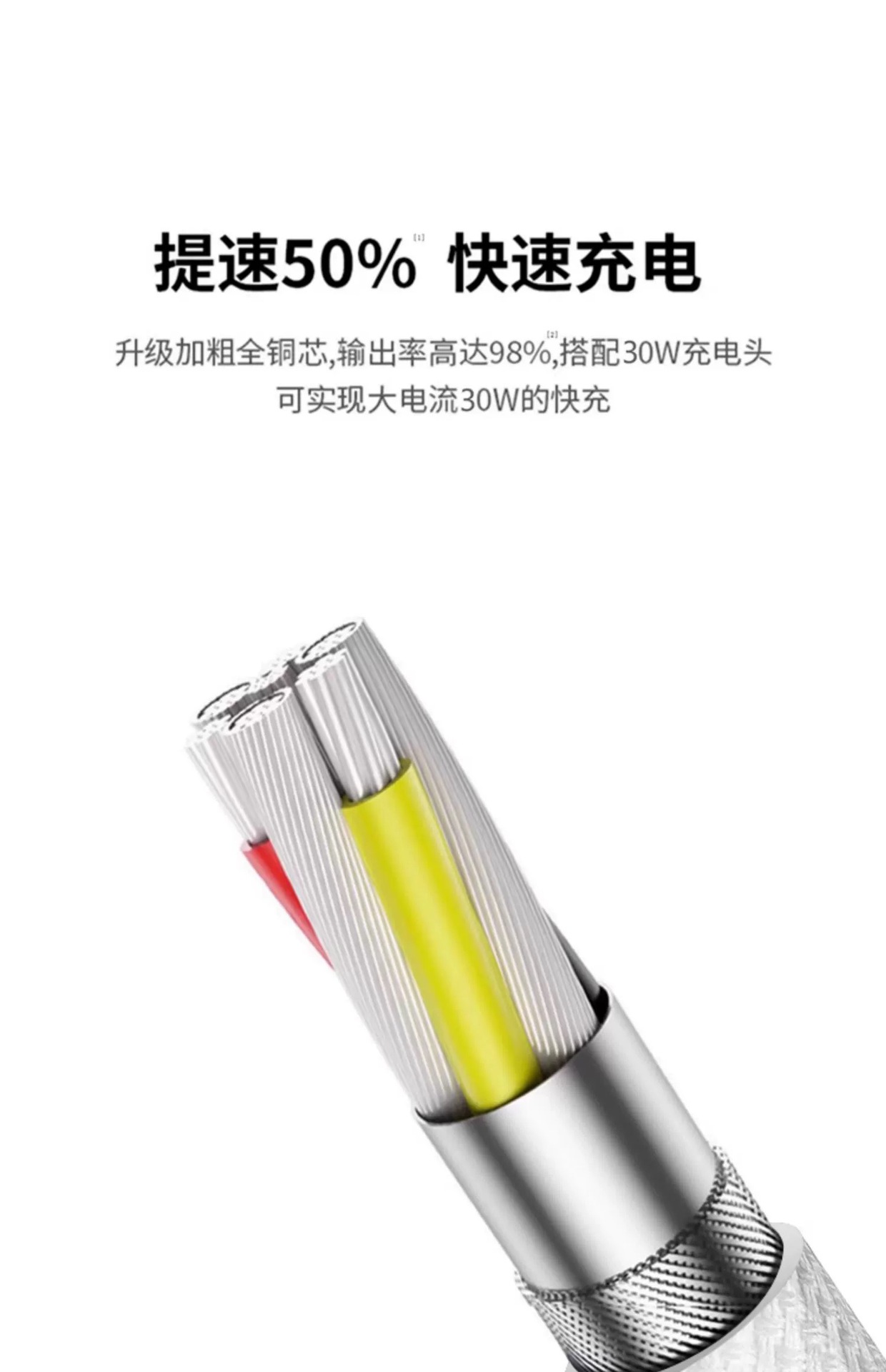适用于新款苹果15双type-c快充编织数据线iPhone15手机PD闪充线详情10
