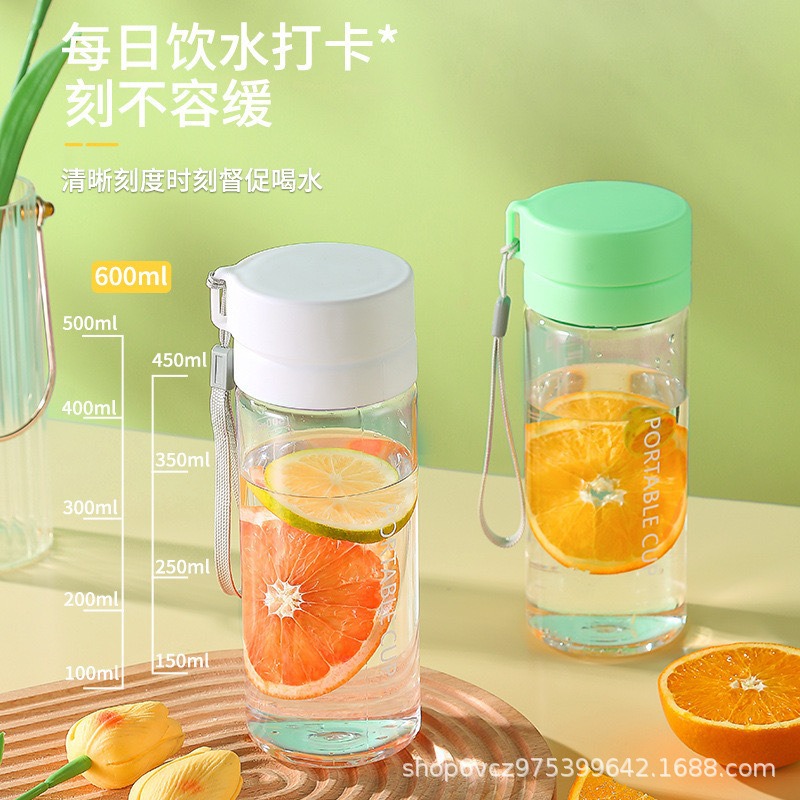 Wholesale PC material portable plastic cups for students and couples, outdoor large-capacity sports water cups, and plastic cups for event gifts pic 1