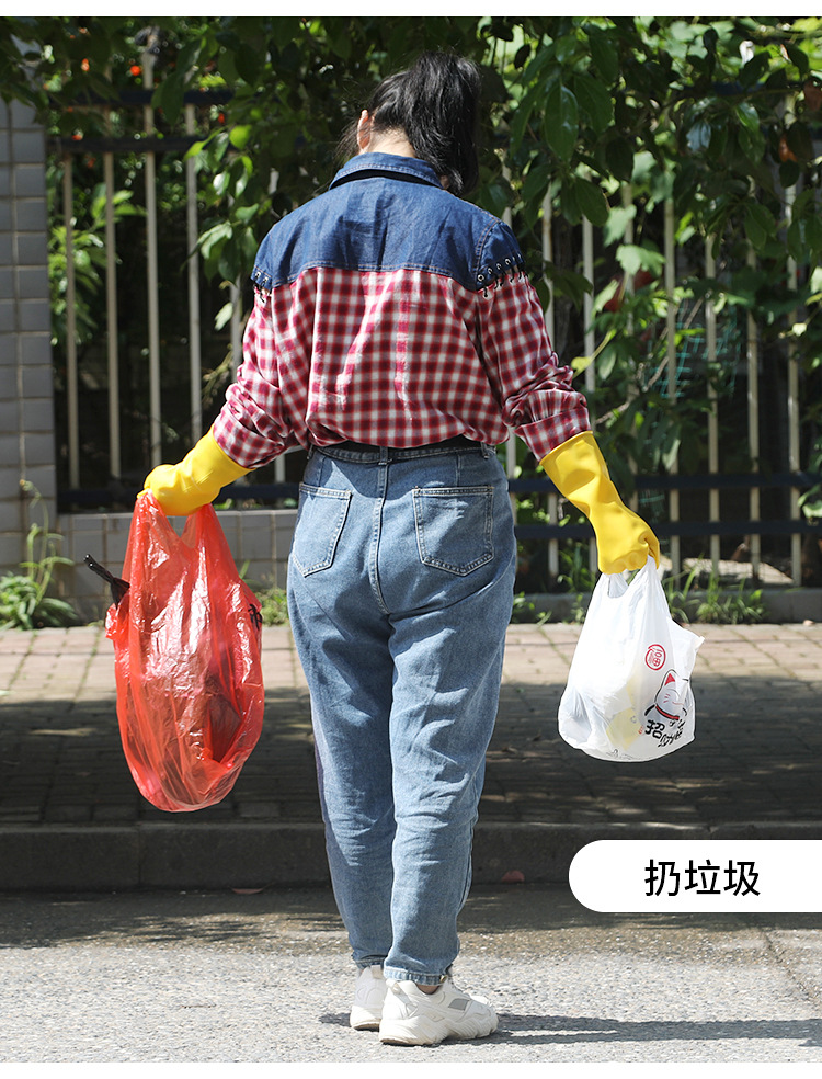 南洋华牌乳胶家务手套洗碗厨房耐用清洁洗衣服防水劳保牛筋橡胶皮详情18