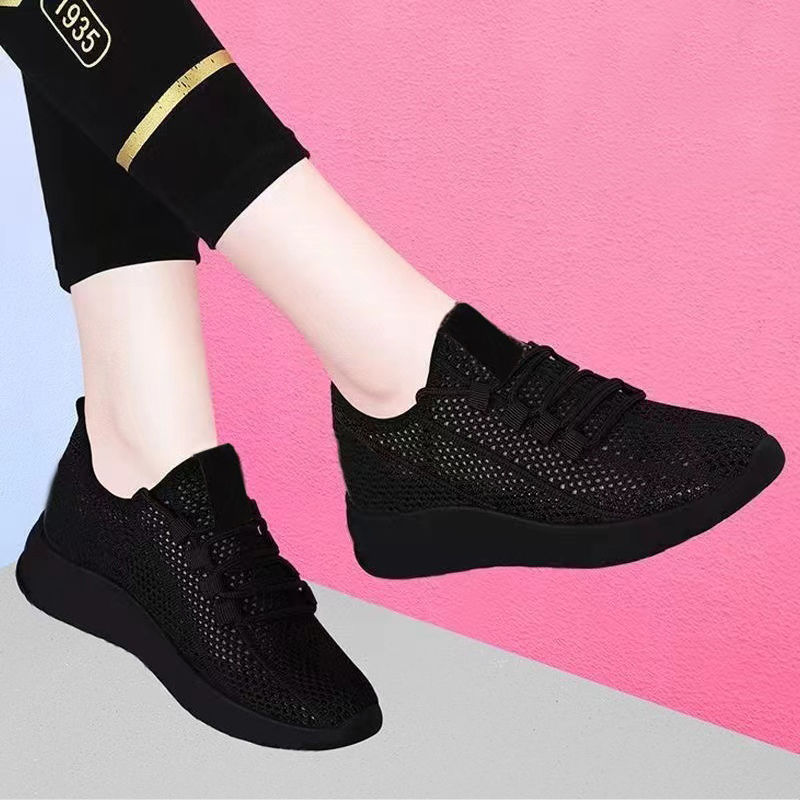 单网透气女鞋防滑软底舒适夏季新款网鞋中老年妈妈鞋久站健步鞋女详情1