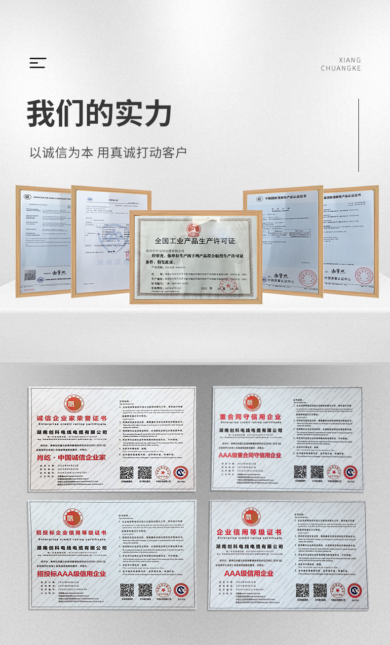 National standard oxygen-free copper core BVVB white sheathed power cord for home decoration, 2-core, 3-core, 1 1.5, 2 4, 6 square pic 7