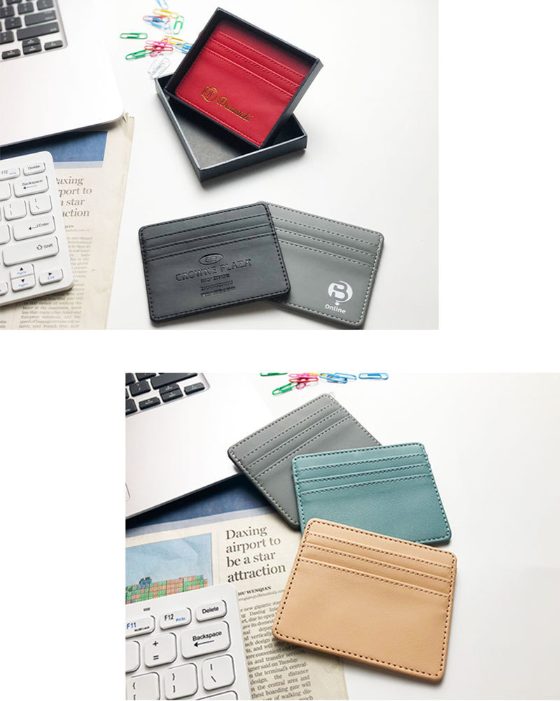 Wholesale of cross-border in-stock card packs with large capacity, small card packs and multiple card packs, high-end leather pu card sets for women pic 28