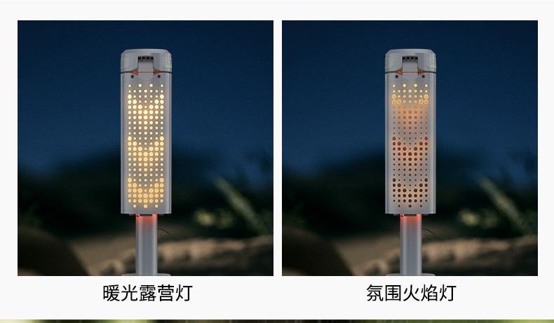 户外充电照明灯露营灯长续航折叠四叶灯野营装备灯营地灯帐篷灯详情12
