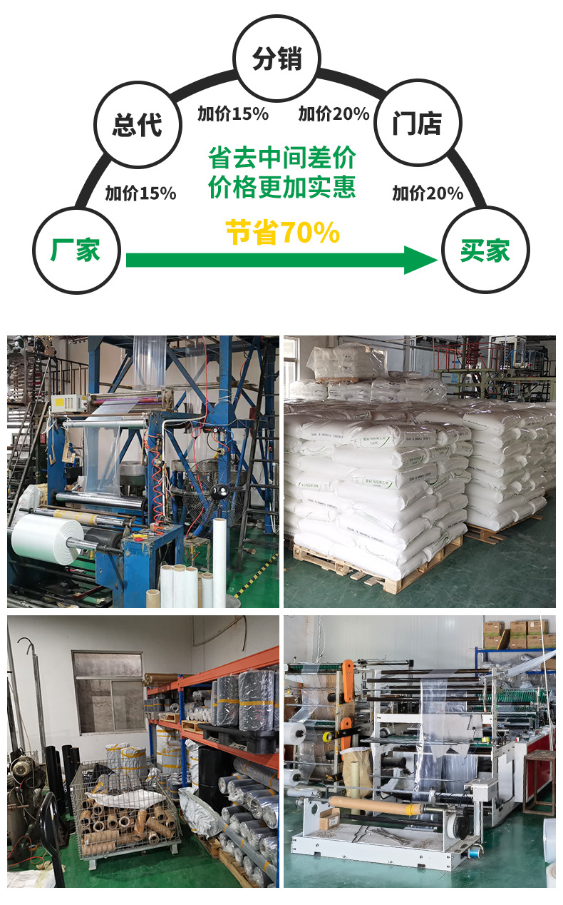 高压透明PE平口袋加厚防潮塑料包装袋内膜印刷logo适用其他塑料薄膜袋详情10