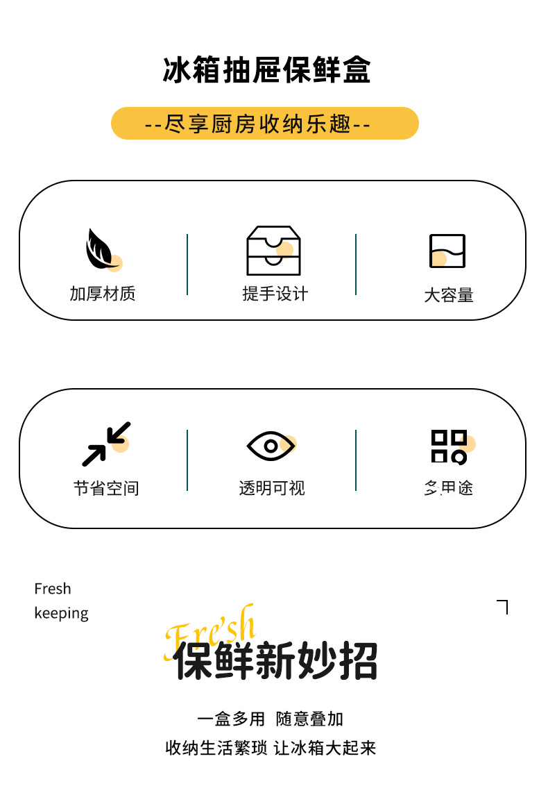 塑料阳台客厅透明整理桌上厨房卧室餐厅花园玩具详情3