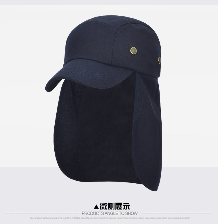 Factory direct sales of spring and summer hats, outdoor travel cycling sun hats, sun-protective fisherman hats, shawls, and custom-made fishing hats pic 10