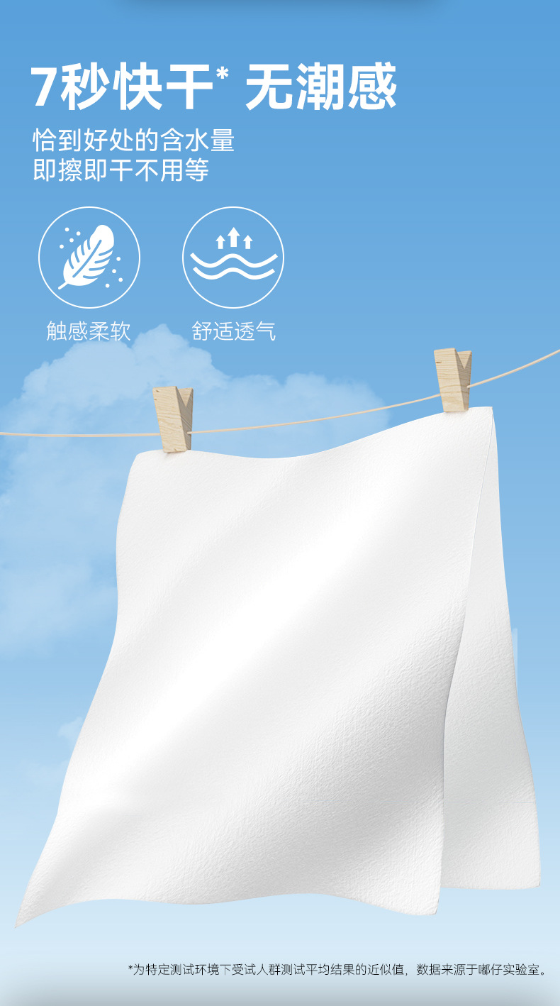 湿厕纸家用加厚经期用家庭装可冲散80抽大包护理湿巾抑菌厕纸批发详情13