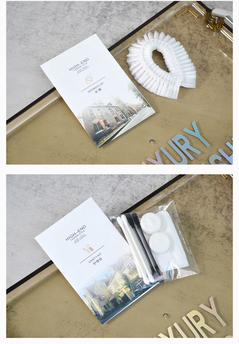 石头纸一次性酒店洗漱套装 轻奢民宿火焰丝软毛宽头牙刷牙膏 套装酒店用品洁净清新详情8