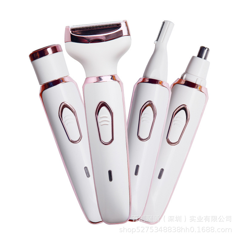厂家直供电动脱毛仪修眉刀鼻毛器刮毛刀腋下脱毛多功能女士剃毛器详情1