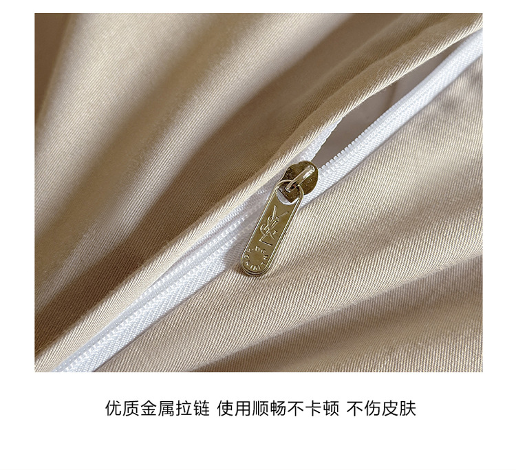 Class A, mother and baby grade, 100 all-cotton three-layer jacquard four-piece set, pure cotton quilt cover, bed sheet, bed cover, washed cotton products for winter pic 42