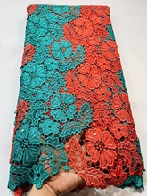 新款非洲亮片蕾丝花边网布面料派对礼服民族风服装辅料laceJX756详情39