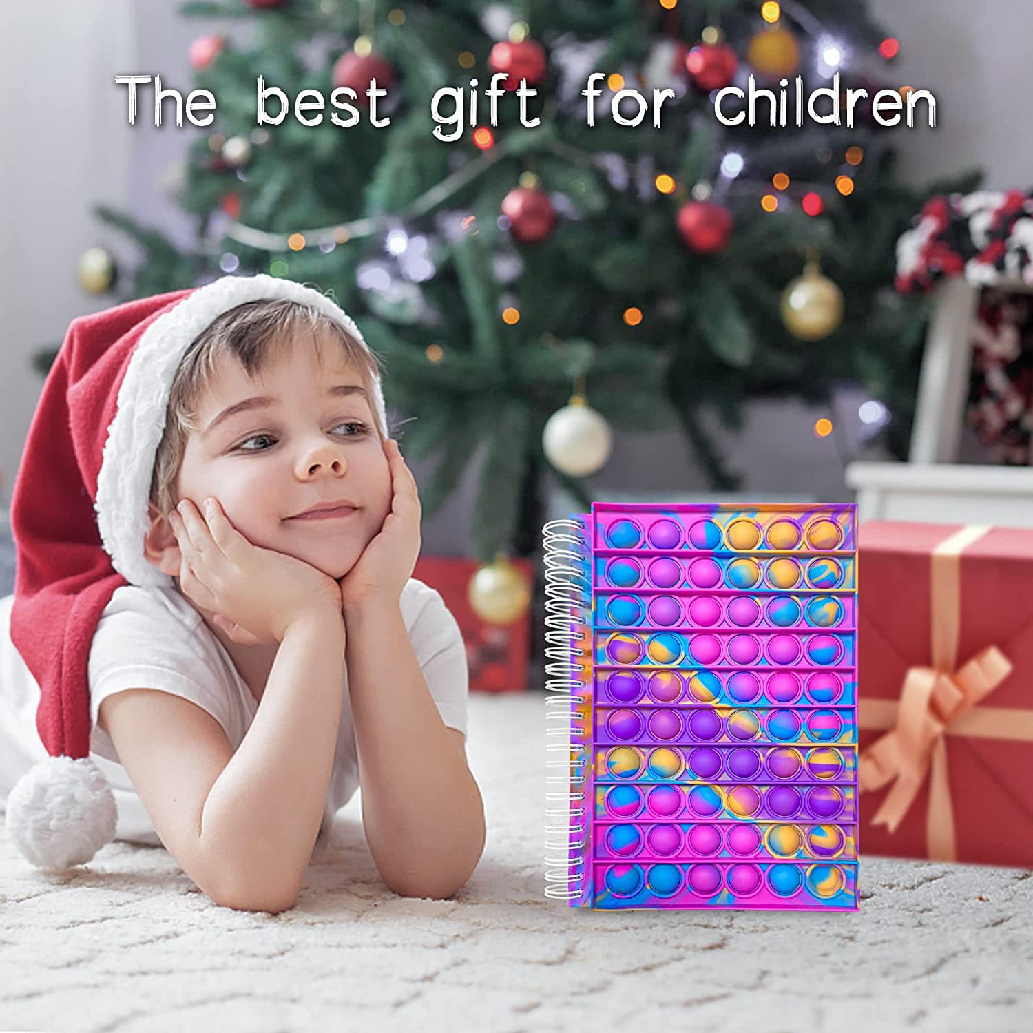 Wholesale cross-border Rainbow rodent Control Pioneer custom Unicorn stress-relieving bubble silicone loose-leaf notebook from the manufacturer pic 7