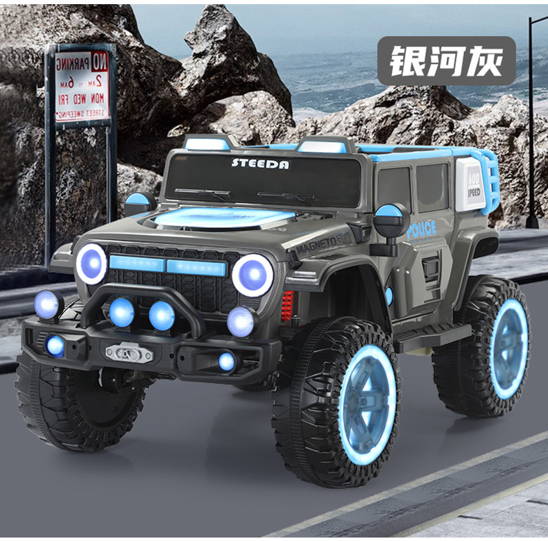 儿童电动车可坐男女小孩四轮遥控汽车音乐充电自驾电瓶宝宝玩具车详情24