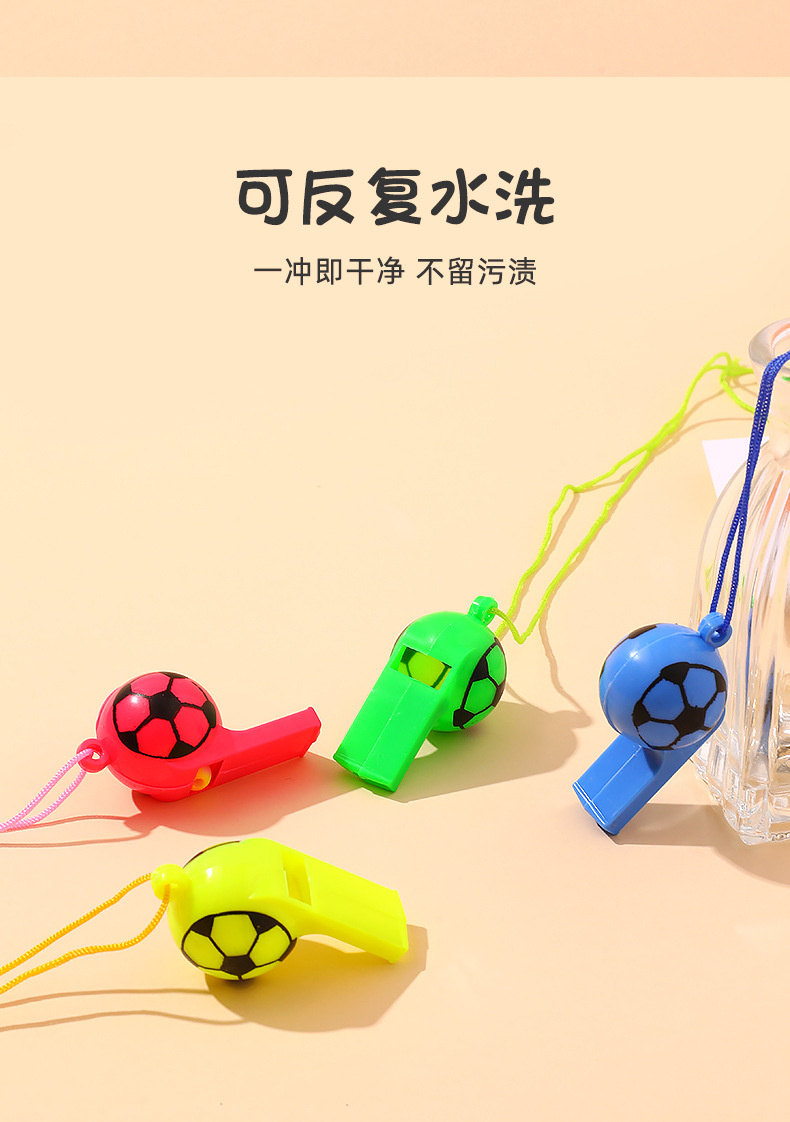 Football whistle, plastic horn, concert and sports meeting cheering horn, whistle, referee whistle, sports goods pic 7