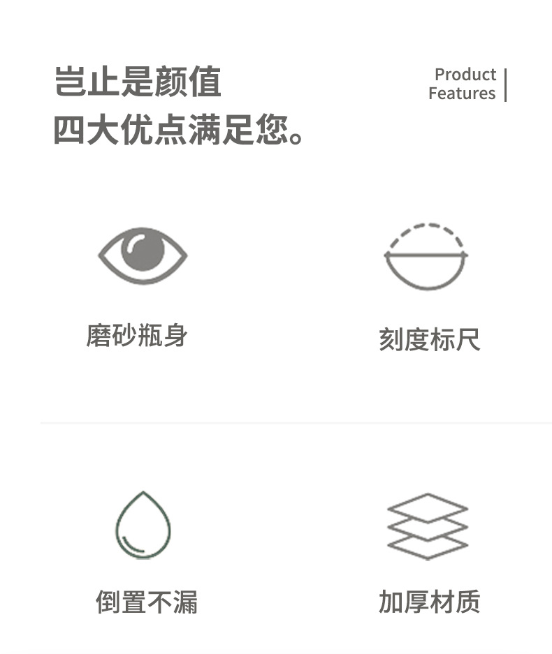 东南亚外贸大容量渐变喷砂直饮水杯男户外防摔手提水壶太空杯子详情2