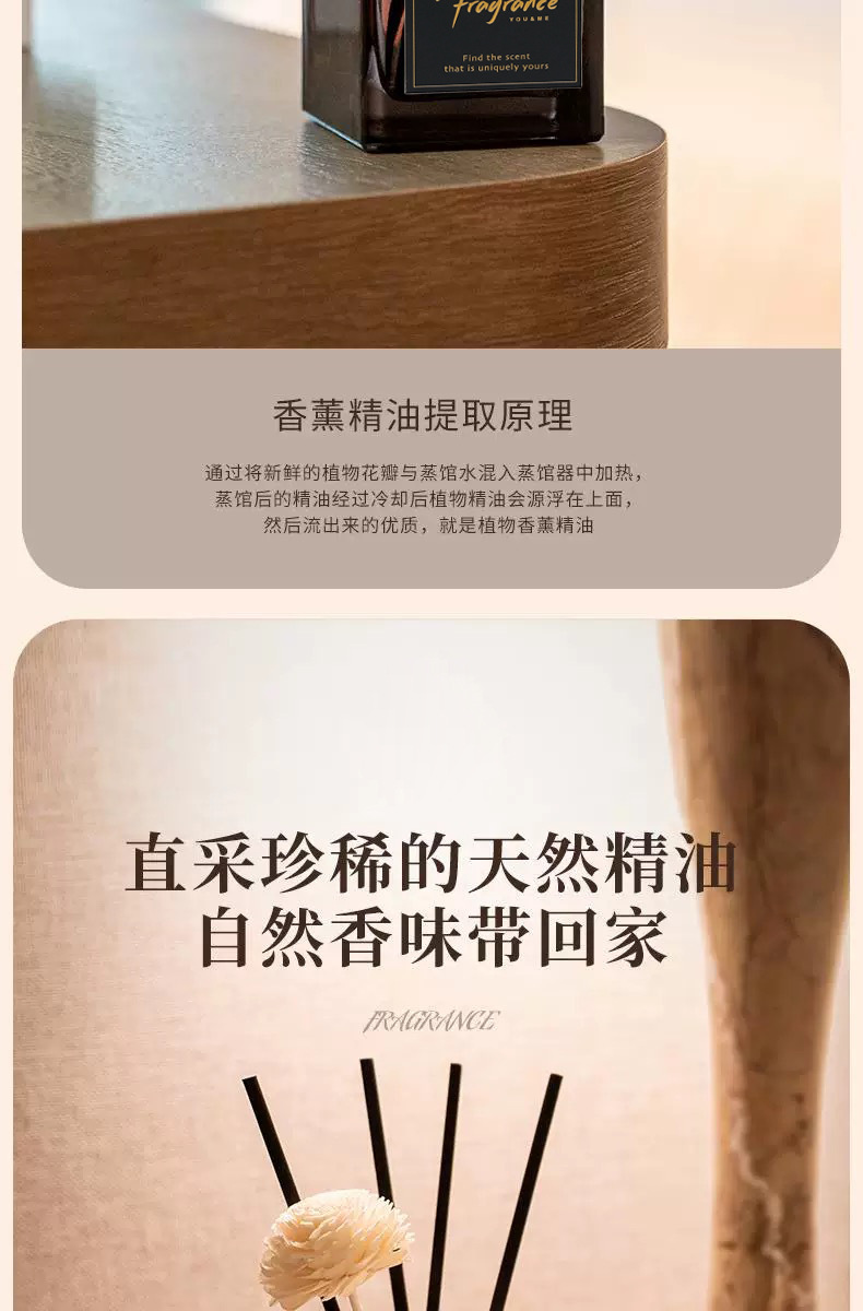 正品ut她栀子花无火香薰酒店同款室内持久留香家用香氛补充液清香详情8