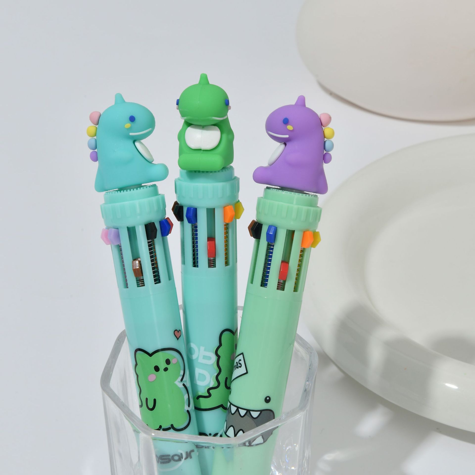 Chenxi cartoon-shaped notebook, ten-color ballpoint pen, multi-color pen, and colorful stationery for primary and secondary school students pic 15