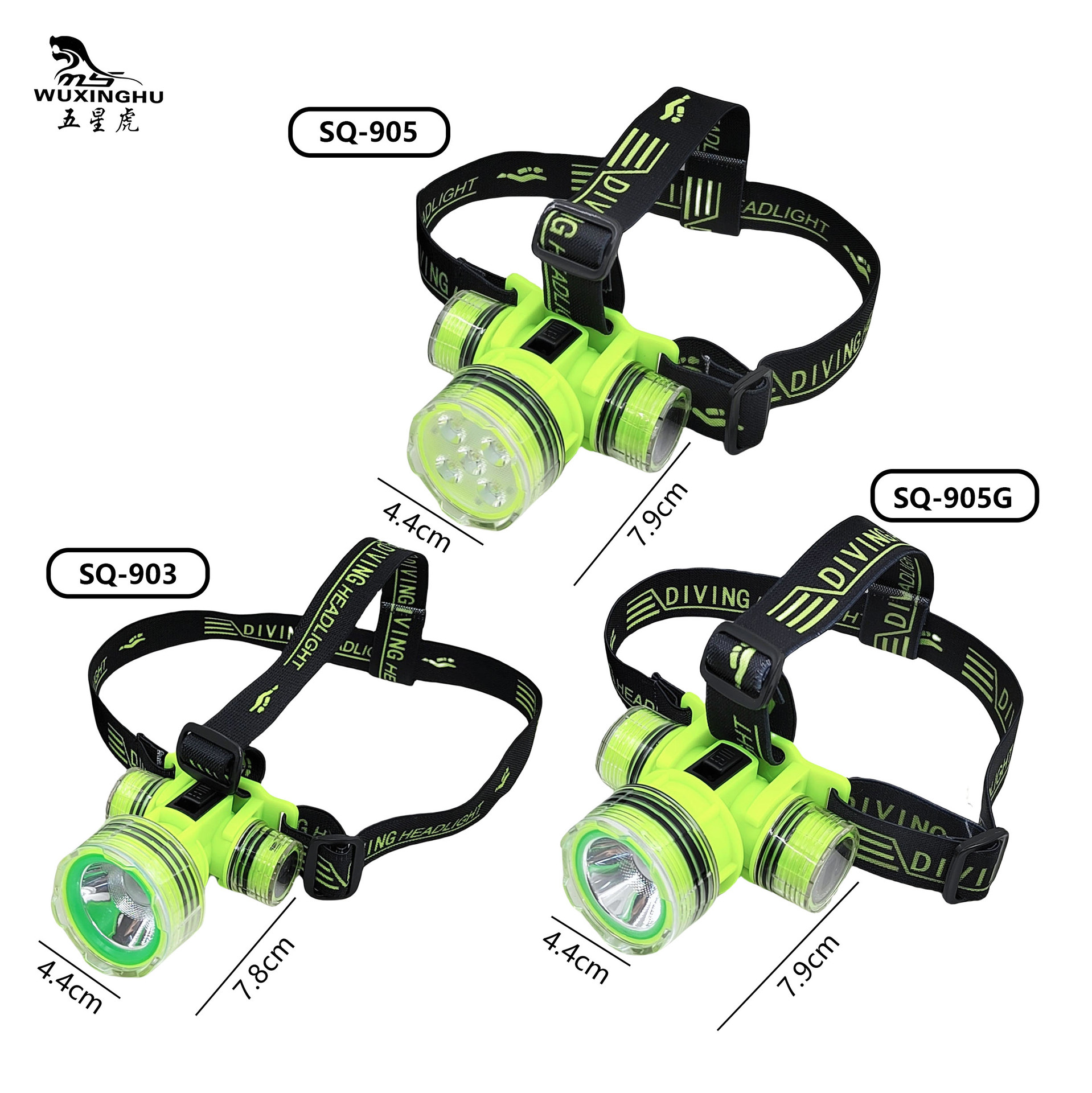 High-intensity LED diving headlamp, waterproof, rechargeable, long-range, long-lasting, underwater dedicated head-mounted flashlight, lighting, daily necessities pic 1