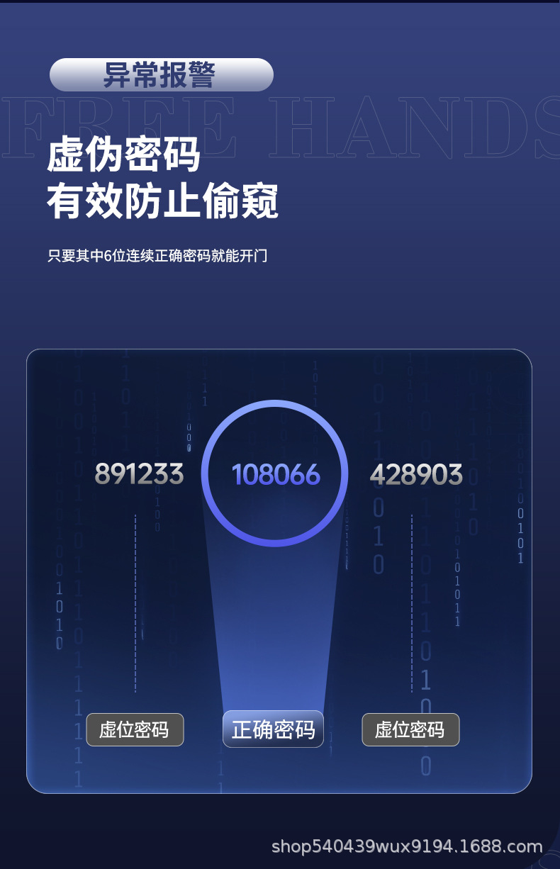 宝马智能锁全自动3D人脸识别指纹锁猫眼可视家用密码锁源头工厂详情11