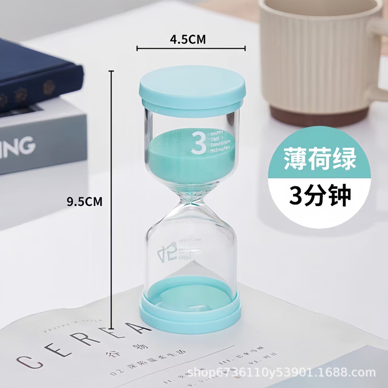 Graduation gifts for boys and girls: Cute hourglass 5 10/30-minute timer glass sand bottle ornaments pic 6