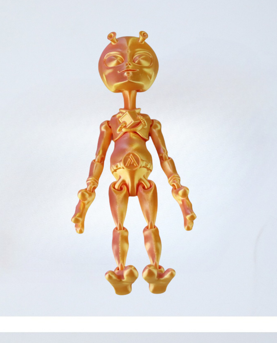 3D printed alien cross-border new alien figurine with movable joints, Halloween creative toy figurine pic 10
