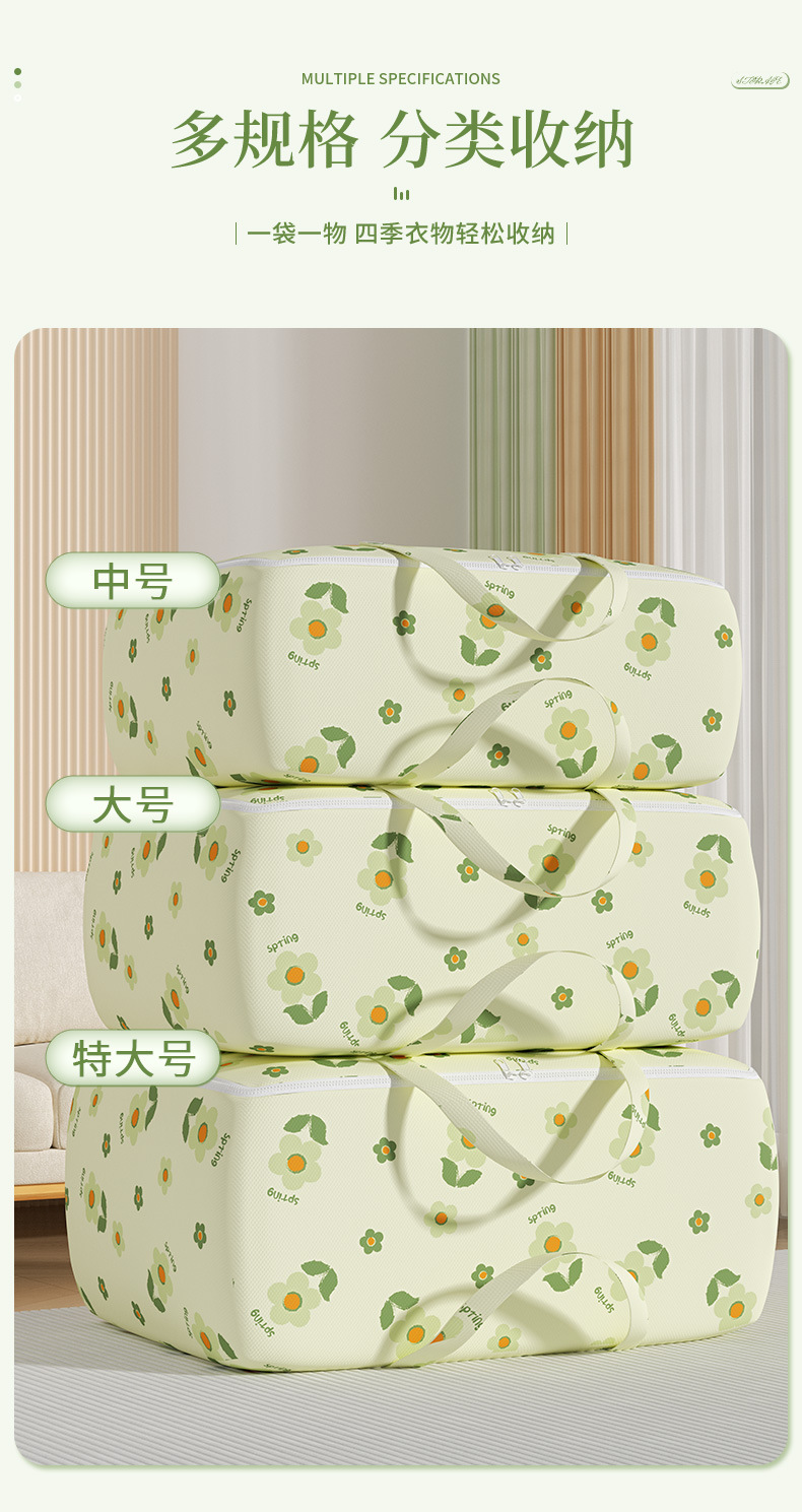New large-capacity moving packing bags, quilt storage bags, clothes and cotton quilts, luggage sorting bags, waterproof and moisture-proof wholesale pic 6
