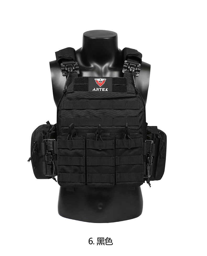 Yitu Tactical Outdoor Military enthusiast quick-release tactical Vest, cross-border bestseller, CS equipment training and protection board tactical vest pic 23