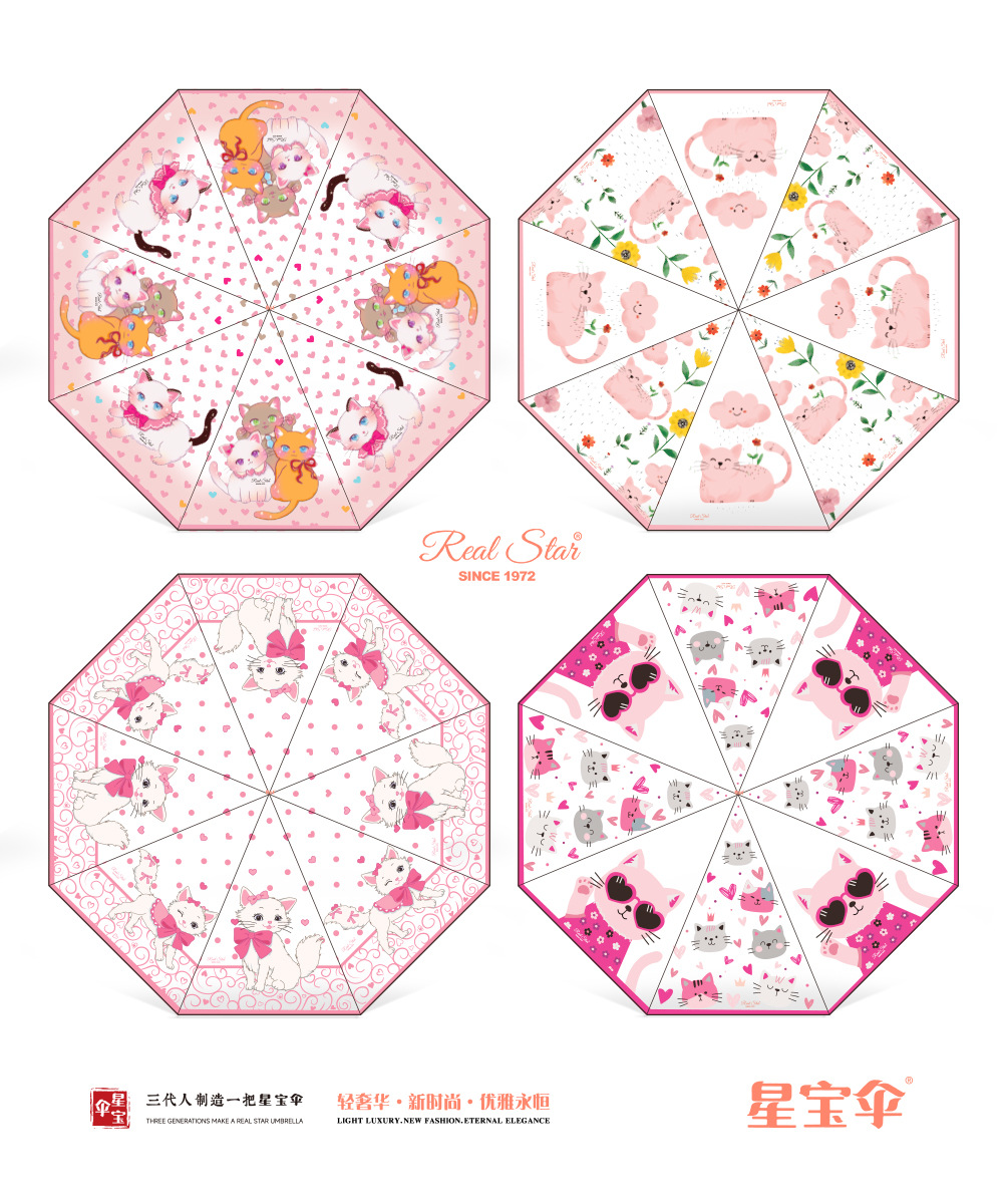 出欧美】厂家批发磨砂透明伞儿童卡通学生伞长柄19寸自动透明雨伞详情13