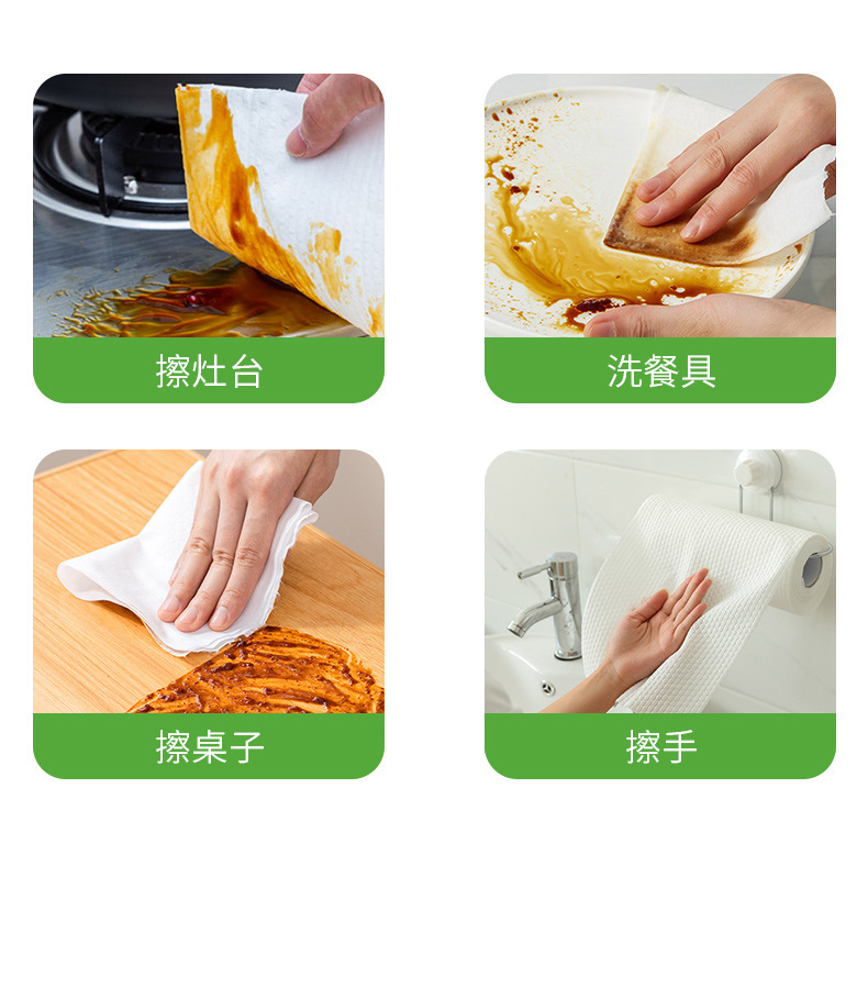 Wholesale thickened washable lazy cloth, household kitchen cloth, disposable dry and wet dual-purpose household cleaning cloth pic 25