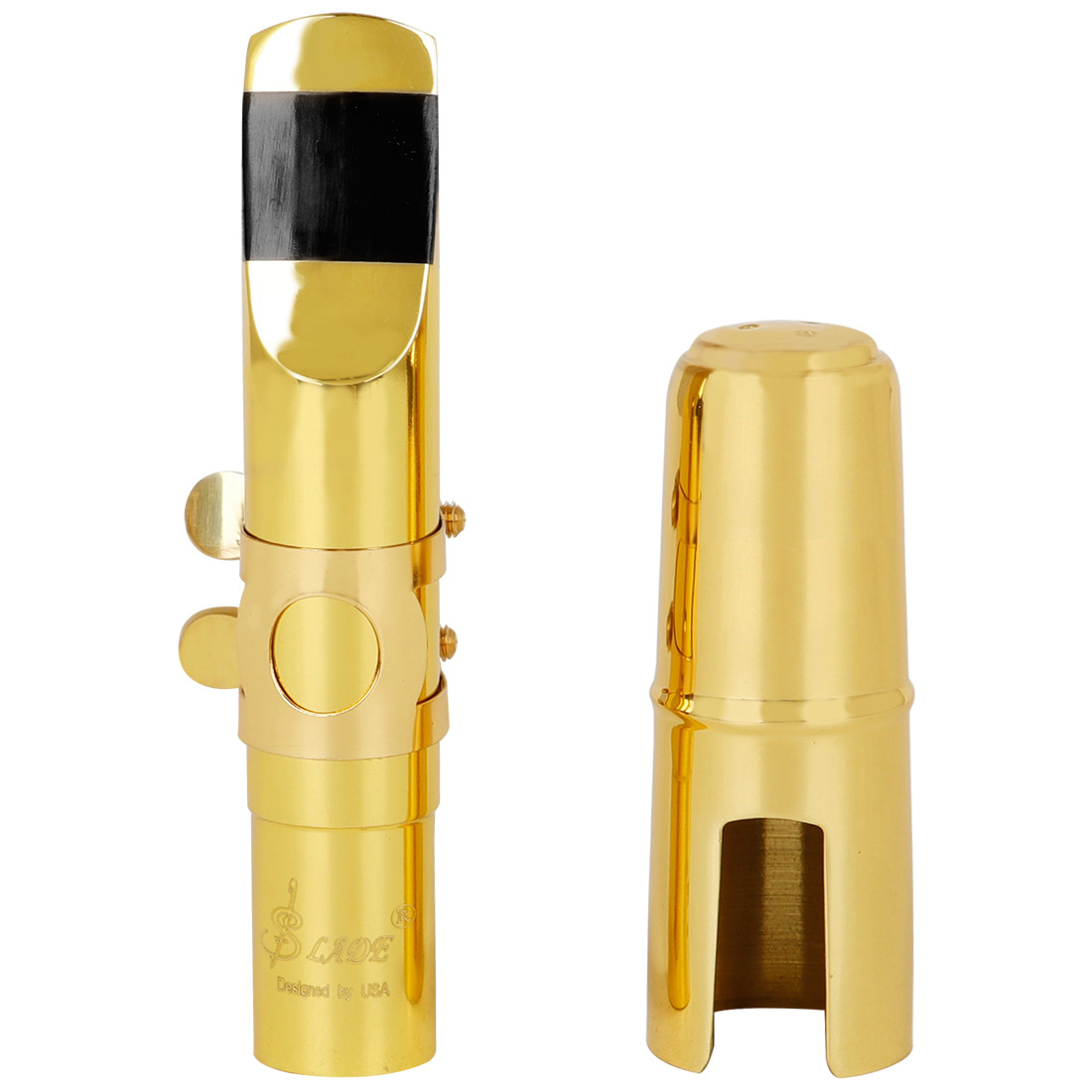 萨克斯金属笛头降e调中音降b调次中音高音萨克斯黄铜笛头吹嘴初学详情14