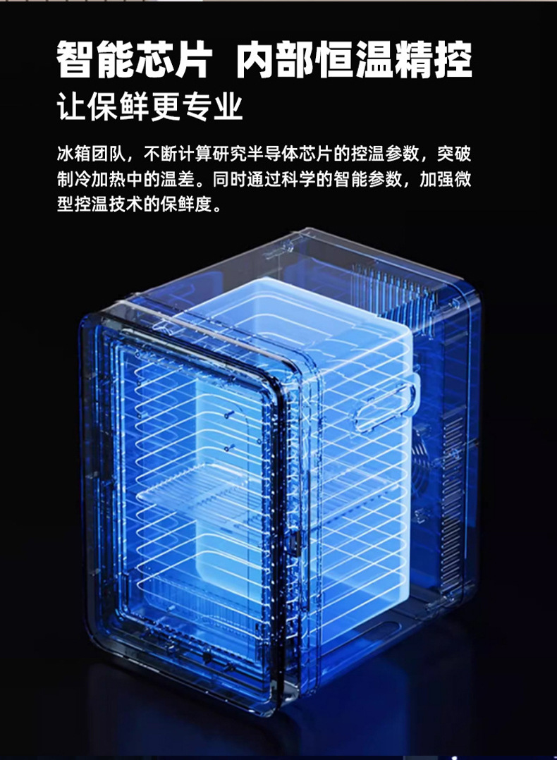 Beauty car refrigerator, car makeup mirror, mini refrigerator, one-person car and household dual-purpose small refrigerator pic 10