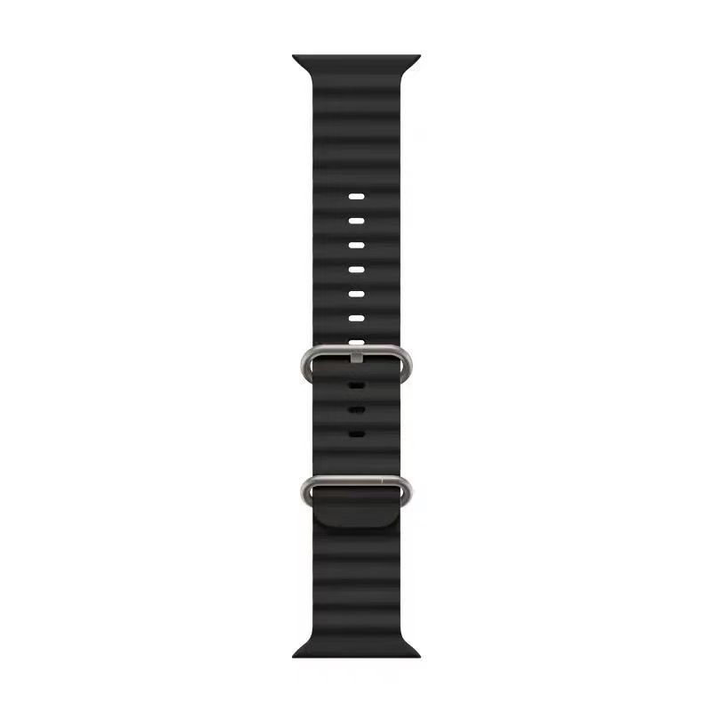 适用于iwatch苹果海洋系列表带硅胶专用日常运动百搭防水海洋表带详情12